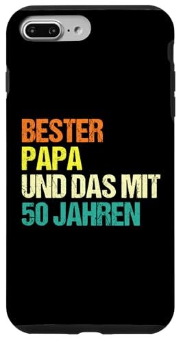 bester Papa seit 50 Jahren Papa Hülle für iPhone 7 Plus/8 Plus von Vatertag & Tochter Geschenke