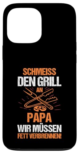 schmeiss den Grill an der Papa Papa Hülle für iPhone 13 Pro Max schmeiss den Grill an der Papa Papa Hülle für iPhone 13 Pro Max von Vatertag & Tochter Geschenke