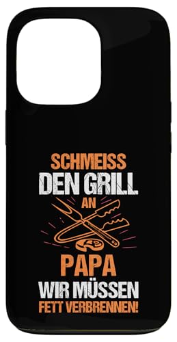 schmeiss den Grill an der Papa Papa Hülle für iPhone 13 Pro schmeiss den Grill an der Papa Papa Hülle für iPhone 13 Pro von Vatertag & Tochter Geschenke