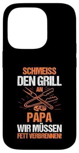 schmeiss den Grill an der Papa Papa Hülle für iPhone 14 Pro schmeiss den Grill an der Papa Papa Hülle für iPhone 14 Pro von Vatertag & Tochter Geschenke