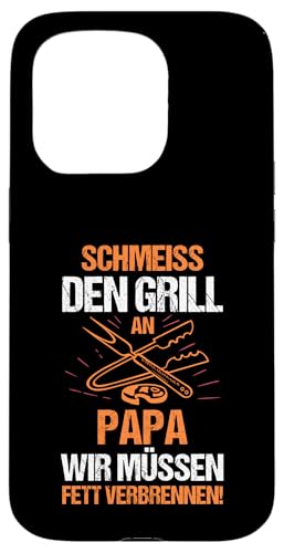 schmeiss den Grill an der Papa Papa Hülle für iPhone 15 Pro schmeiss den Grill an der Papa Papa Hülle für iPhone 15 Pro von Vatertag & Tochter Geschenke