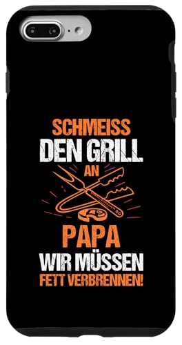 schmeiss den Grill an der Papa Papa Hülle für iPhone 7 Plus/8 Plus schmeiss den Grill an der Papa Papa Hülle für iPhone 7 Plus/8 Plus von Vatertag & Tochter Geschenke