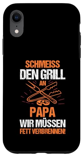 schmeiss den Grill an der Papa Papa Hülle für iPhone XR schmeiss den Grill an der Papa Papa Hülle für iPhone XR von Vatertag & Tochter Geschenke