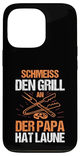 schmeiss den Grill an der Papa hat Laune Papa Hülle für iPhone 13 Pro schmeiss den Grill an der Papa hat Laune Papa Hülle für iPhone 13 Pro von Vatertag & Tochter Geschenke