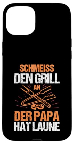 schmeiss den Grill an der Papa hat Laune Papa Hülle für iPhone 15 Plus schmeiss den Grill an der Papa hat Laune Papa Hülle für iPhone 15 Plus von Vatertag & Tochter Geschenke