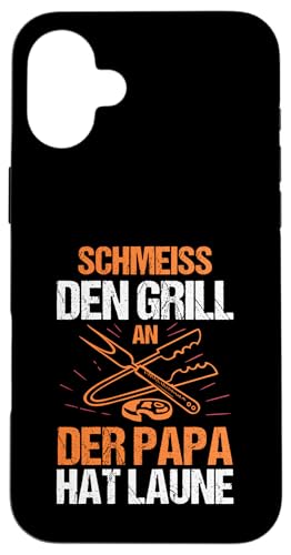 schmeiss den Grill an der Papa hat Laune Papa Hülle für iPhone 16 Plus schmeiss den Grill an der Papa hat Laune Papa Hülle für iPhone 16 Plus von Vatertag & Tochter Geschenke