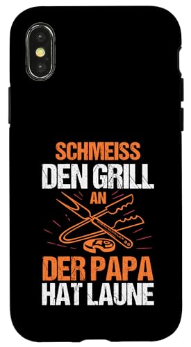 schmeiss den Grill an der Papa hat Laune Papa Hülle für iPhone X/XS schmeiss den Grill an der Papa hat Laune Papa Hülle für iPhone X/XS von Vatertag & Tochter Geschenke
