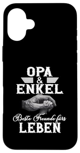 Opa und Enkel Vatertag Geburtstag Geschenkidee Partnerlook Hülle für iPhone 16 Plus Opa und Enkel Vatertag Geburtstag Geschenkidee Partnerlook Hülle für iPhone 16 Plus von Vatertagsgeschenk Geburtstagsgeschenk für Herren