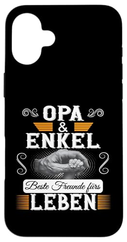 Opa und Enkel Vatertag Geburtstag Geschenkidee Partnerlook Hülle für iPhone 16 Plus Opa und Enkel Vatertag Geburtstag Geschenkidee Partnerlook Hülle für iPhone 16 Plus von Vatertagsgeschenk Geburtstagsgeschenk für Herren