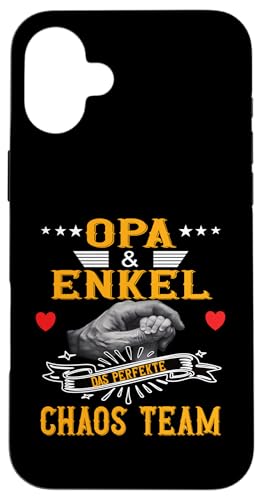 Opa und Enkel Vatertag Geburtstag Geschenkidee Partnerlook Hülle für iPhone 16 Plus Opa und Enkel Vatertag Geburtstag Geschenkidee Partnerlook Hülle für iPhone 16 Plus von Vatertagsgeschenk Geburtstagsgeschenk für Herren