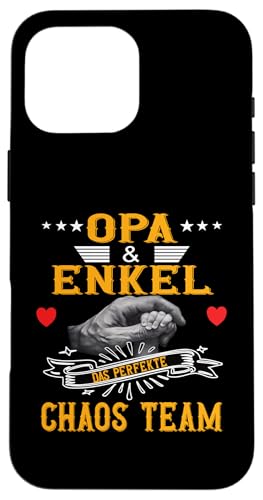 Opa und Enkel Vatertag Geburtstag Geschenkidee Partnerlook Hülle für iPhone 16 Pro Max Opa und Enkel Vatertag Geburtstag Geschenkidee Partnerlook Hülle für iPhone 16 Pro Max von Vatertagsgeschenk Geburtstagsgeschenk für Herren