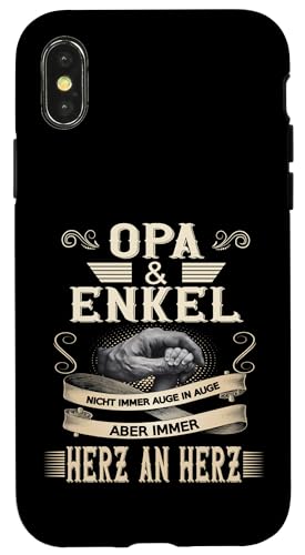 Opa und Enkel Vatertag Geburtstag Geschenkidee Partnerlook Hülle für iPhone X/XS Opa und Enkel Vatertag Geburtstag Geschenkidee Partnerlook Hülle für iPhone X/XS von Vatertagsgeschenk Geburtstagsgeschenk für Herren