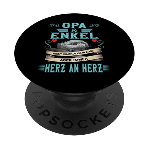 Opa und Enkel Vatertag Geburtstag Geschenkidee Partnerlook PopSockets Klebender PopGrip von Vatertagsgeschenk Geburtstagsgeschenk für Herren