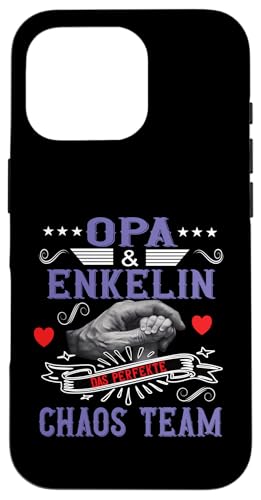 Opa und Enkelin Vatertag Geburtstag Geschenkidee Partnerlook Hülle für iPhone 16 Pro Opa und Enkelin Vatertag Geburtstag Geschenkidee Partnerlook Hülle für iPhone 16 Pro von Vatertagsgeschenk Geburtstagsgeschenk für Herren