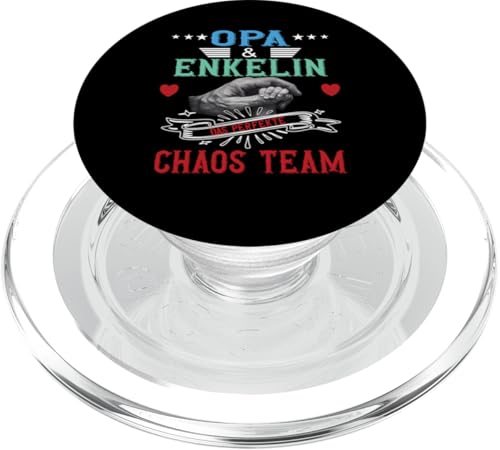 Opa und Enkelin Vatertag Geburtstag Geschenkidee Partnerlook PopSockets PopGrip für MagSafe von Vatertagsgeschenk Geburtstagsgeschenk für Herren