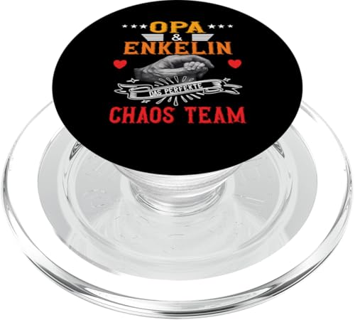 Opa und Enkelin Vatertag Geburtstag Geschenkidee Partnerlook PopSockets PopGrip für MagSafe von Vatertagsgeschenk Geburtstagsgeschenk für Herren