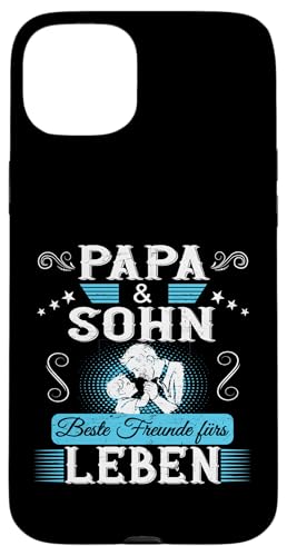 Papa und Sohn Vatertag Geburtstag Geschenkidee Partnerlook Hülle für iPhone 15 Plus von Vatertagsgeschenk Geburtstagsgeschenk für Herren