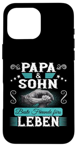 Papa und Sohn Vatertag Geburtstag Geschenkidee Partnerlook Hülle für iPhone 16 Pro Max Papa und Sohn Vatertag Geburtstag Geschenkidee Partnerlook Hülle für iPhone 16 Pro Max von Vatertagsgeschenk Geburtstagsgeschenk für Herren