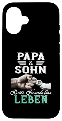 Papa und Sohn Vatertag Geburtstag Geschenkidee Partnerlook Hülle für iPhone 16 Papa und Sohn Vatertag Geburtstag Geschenkidee Partnerlook Hülle für iPhone 16 von Vatertagsgeschenk Geburtstagsgeschenk für Herren