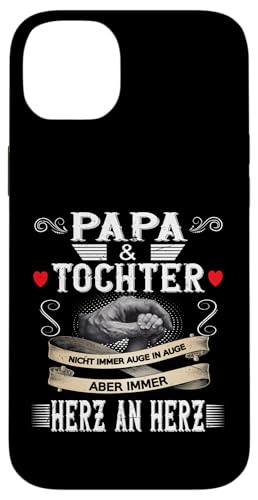 Papa & Tochter Vatertag Geburtstag Geschenkidee Partnerlook Hülle für iPhone 14 Plus von Vatertagsgeschenk Geburtstagsgeschenk für Herren