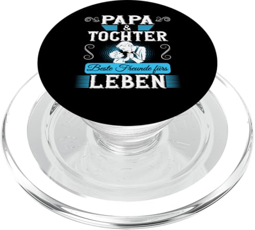 Papa & Tochter Vatertag Geburtstag Geschenkidee Partnerlook PopSockets PopGrip für MagSafe von Vatertagsgeschenk Geburtstagsgeschenk für Herren