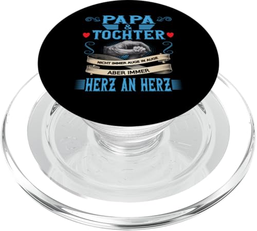 Papa & Tochter Vatertag Geburtstag Geschenkidee Partnerlook PopSockets PopGrip für MagSafe von Vatertagsgeschenk Geburtstagsgeschenk für Herren
