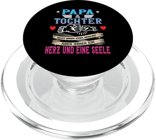 Papa & Tochter Vatertag Geburtstag Geschenkidee Partnerlook PopSockets PopGrip für MagSafe von Vatertagsgeschenk Geburtstagsgeschenk für Herren