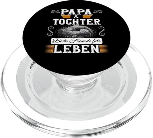 Papa & Tochter Vatertag Geburtstag Geschenkidee Partnerlook PopSockets PopGrip für MagSafe von Vatertagsgeschenk Geburtstagsgeschenk für Herren