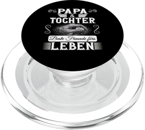 Papa & Tochter Vatertag Geburtstag Geschenkidee Partnerlook PopSockets PopGrip für MagSafe von Vatertagsgeschenk Geburtstagsgeschenk für Herren