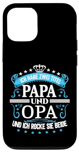 Opa shirt Vatertag tshirt Papa Spruch Grossvater Geburtstag Hülle für iPhone 12/12 Pro von Vatertagsgeschenk Papa Opa Vatertag shirt Lustig