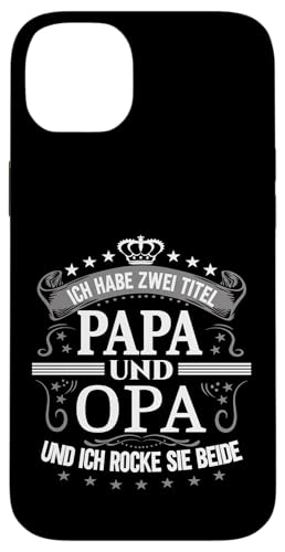 Opa shirt Vatertag tshirt Papa Spruch Grossvater Geburtstag Hülle für iPhone 14 Plus von Vatertagsgeschenk Papa Opa Vatertag shirt Lustig