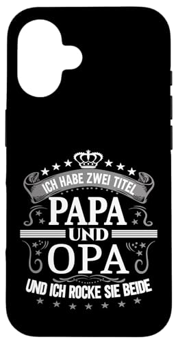 Opa shirt Vatertag tshirt Papa Spruch Grossvater Geburtstag Hülle für iPhone 16 Opa shirt Vatertag tshirt Papa Spruch Grossvater Geburtstag Hülle für iPhone 16 von Vatertagsgeschenk Papa Opa Vatertag shirt Lustig