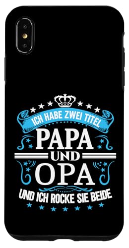 Opa shirt Vatertag tshirt Papa Spruch Grossvater Geburtstag Hülle für iPhone XS Max von Vatertagsgeschenk Papa Opa Vatertag shirt Lustig