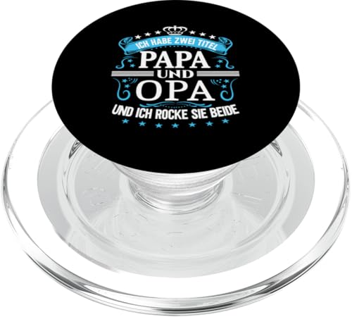 Opa shirt Vatertag tshirt Papa Spruch Grossvater Geburtstag PopSockets PopGrip für MagSafe von Vatertagsgeschenk Papa Opa Vatertag shirt Lustig