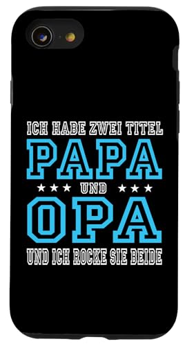 Opa shirt Vatertag tshirt Papa Spruch Grossvater Geschenk Hülle für iPhone SE (2020) / 7 / 8 von Vatertagsgeschenk Papa Opa Vatertag shirt Lustig
