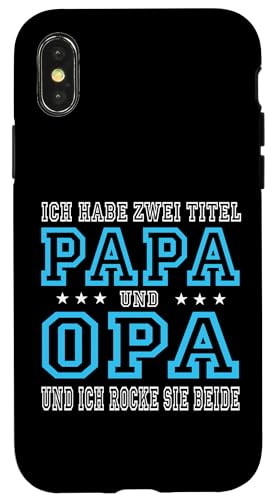 Opa shirt Vatertag tshirt Papa Spruch Grossvater Geschenk Hülle für iPhone X/XS von Vatertagsgeschenk Papa Opa Vatertag shirt Lustig