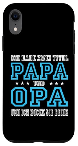 Opa shirt Vatertag tshirt Papa Spruch Grossvater Geschenk Hülle für iPhone XR von Vatertagsgeschenk Papa Opa Vatertag shirt Lustig