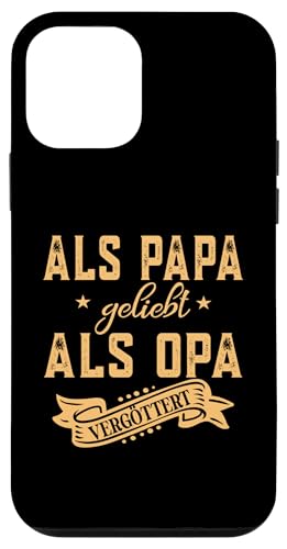 Als Papa geliebt als Opa vergöttert Herren und Männer Hülle für iPhone 12 mini von Vatertagsgeschenk Tochter Vater Geschenke T-Shirts