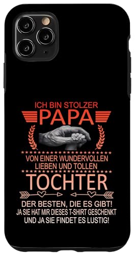 Ich Bin Stolzer Papa Einer Wundervollen Tochter - Vatertag Hülle für iPhone 11 Pro Max Ich Bin Stolzer Papa Einer Wundervollen Tochter - Vatertag Hülle für iPhone 11 Pro Max von Vatertagsgeschenk Tochter Vater Geschenke T-Shirts