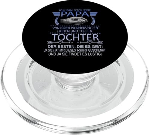 Ich Bin Stolzer Papa Einer Wundervollen Tochter - Vatertag PopSockets PopGrip für MagSafe Ich Bin Stolzer Papa Einer Wundervollen Tochter - Vatertag PopSockets PopGrip für MagSafe von Vatertagsgeschenk Tochter Vater Geschenke T-Shirts