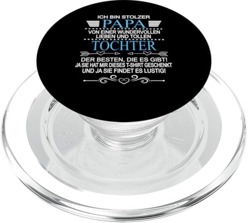 Ich Bin Stolzer Papa Einer Wundervollen Tochter - Vatertag PopSockets PopGrip für MagSafe Ich Bin Stolzer Papa Einer Wundervollen Tochter - Vatertag PopSockets PopGrip für MagSafe von Vatertagsgeschenk Tochter Vater Geschenke T-Shirts