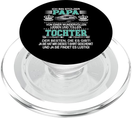 Ich Bin Stolzer Papa Einer Wundervollen Tochter - Vatertag PopSockets PopGrip für MagSafe Ich Bin Stolzer Papa Einer Wundervollen Tochter - Vatertag PopSockets PopGrip für MagSafe von Vatertagsgeschenk Tochter Vater Geschenke T-Shirts