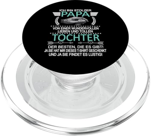 Ich Bin Stolzer Papa Einer Wundervollen Tochter - Vatertag PopSockets PopGrip für MagSafe Ich Bin Stolzer Papa Einer Wundervollen Tochter - Vatertag PopSockets PopGrip für MagSafe von Vatertagsgeschenk Tochter Vater Geschenke T-Shirts