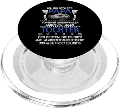 Ich Bin Stolzer Papa Einer Wundervollen Tochter - Vatertag PopSockets PopGrip für MagSafe Ich Bin Stolzer Papa Einer Wundervollen Tochter - Vatertag PopSockets PopGrip für MagSafe von Vatertagsgeschenk Tochter Vater Geschenke T-Shirts