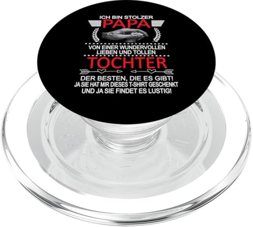Ich Bin Stolzer Papa Einer Wundervollen Tochter - Vatertag PopSockets PopGrip für MagSafe Ich Bin Stolzer Papa Einer Wundervollen Tochter - Vatertag PopSockets PopGrip für MagSafe von Vatertagsgeschenk Tochter Vater Geschenke T-Shirts