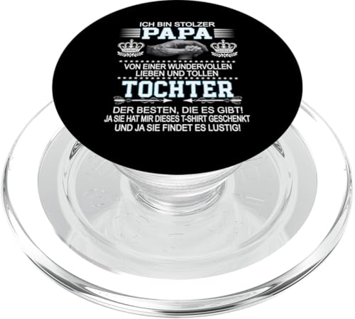 Ich Bin Stolzer Papa Einer Wundervollen Tochter - Vatertag PopSockets PopGrip für MagSafe Ich Bin Stolzer Papa Einer Wundervollen Tochter - Vatertag PopSockets PopGrip für MagSafe von Vatertagsgeschenk Tochter Vater Geschenke T-Shirts