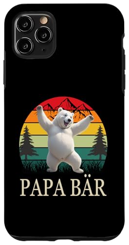 Papa Bär Vatertag Retro Vater & Opa Geschenk Geburtstags Hülle für iPhone 11 Pro Max von Vatertagsgeschenk Vatertag Geschenke Opa & Daddy