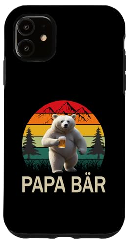 Papa Bär Vatertag Retro Vater & Opa Geschenk Geburtstags Hülle für iPhone 11 Papa Bär Vatertag Retro Vater & Opa Geschenk Geburtstags Hülle für iPhone 11 von Vatertagsgeschenk Vatertag Geschenke Opa & Daddy