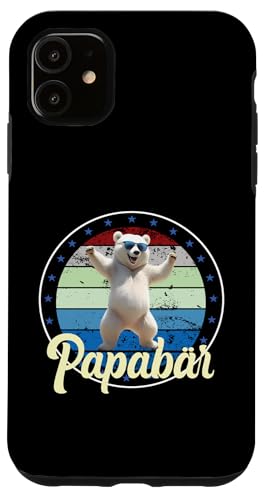 Papa Bär Vatertag Retro Vater & Opa Geschenk Geburtstags Hülle für iPhone 11 Papa Bär Vatertag Retro Vater & Opa Geschenk Geburtstags Hülle für iPhone 11 von Vatertagsgeschenk Vatertag Geschenke Opa & Daddy