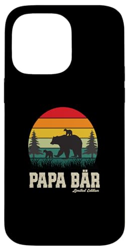 Papa Bär Vatertag Retro Vater & Opa Geschenk Geburtstags Hülle für iPhone 14 Pro Max von Vatertagsgeschenk Vatertag Geschenke Opa & Daddy